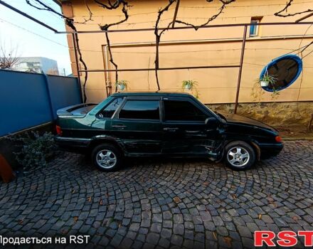 Зеленый ВАЗ 2115 Самара, объемом двигателя 1.5 л и пробегом 200 тыс. км за 600 $, фото 1 на Automoto.ua