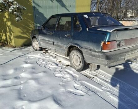 Зеленый ВАЗ 2115 Самара, объемом двигателя 1.5 л и пробегом 250 тыс. км за 696 $, фото 1 на Automoto.ua