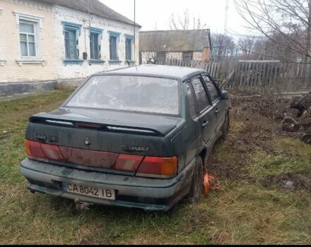 Зелений ВАЗ 2115 Самара, об'ємом двигуна 1.5 л та пробігом 200 тис. км за 700 $, фото 1 на Automoto.ua