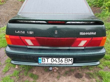 Зеленый ВАЗ 2115 Самара, объемом двигателя 1.5 л и пробегом 409 тыс. км за 1255 $, фото 1 на Automoto.ua
