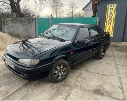 Зеленый ВАЗ 2115 Самара, объемом двигателя 1.5 л и пробегом 200 тыс. км за 1200 $, фото 1 на Automoto.ua