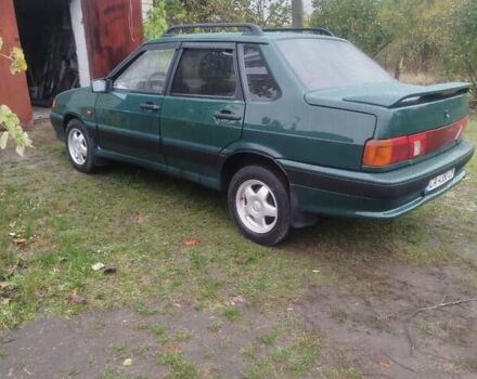 Зеленый ВАЗ 2115 Самара, объемом двигателя 1.5 л и пробегом 143 тыс. км за 2822 $, фото 1 на Automoto.ua