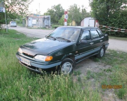 Зеленый ВАЗ 2115 Самара, объемом двигателя 1.5 л и пробегом 200 тыс. км за 1550 $, фото 1 на Automoto.ua