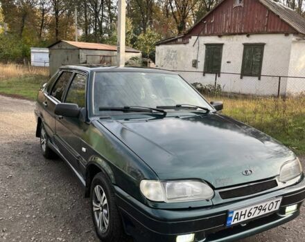 Зелений ВАЗ 2115 Самара, об'ємом двигуна 1.5 л та пробігом 198 тис. км за 1301 $, фото 1 на Automoto.ua
