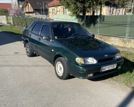 Зеленый ВАЗ 2115 Самара, объемом двигателя 1.6 л и пробегом 1000 тыс. км за 1000 $, фото 1 на Automoto.ua