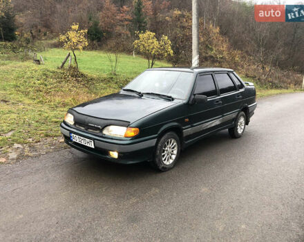 Зеленый ВАЗ 2115 Самара, объемом двигателя 1.5 л и пробегом 144 тыс. км за 1150 $, фото 1 на Automoto.ua