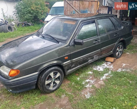Зелений ВАЗ 2115 Самара, об'ємом двигуна 1.5 л та пробігом 200 тис. км за 800 $, фото 1 на Automoto.ua