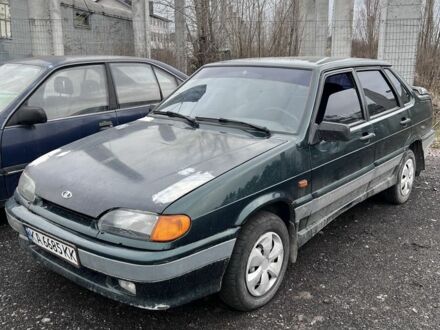 Зеленый ВАЗ 2115 Самара, объемом двигателя 1.5 л и пробегом 250 тыс. км за 1000 $, фото 1 на Automoto.ua