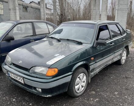 Зеленый ВАЗ 2115 Самара, объемом двигателя 1.5 л и пробегом 250 тыс. км за 1000 $, фото 1 на Automoto.ua