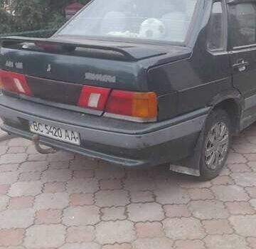 Зеленый ВАЗ 2115 Самара, объемом двигателя 1.5 л и пробегом 190 тыс. км за 1016 $, фото 1 на Automoto.ua