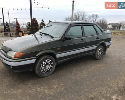 Зеленый ВАЗ 2115 Самара, объемом двигателя 1.5 л и пробегом 200 тыс. км за 1600 $, фото 1 на Automoto.ua