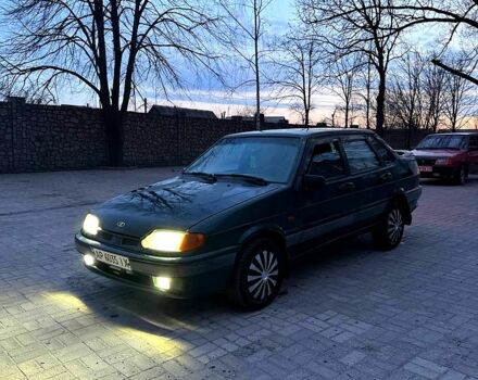 Зеленый ВАЗ 2115 Самара, объемом двигателя 1.5 л и пробегом 410 тыс. км за 1350 $, фото 1 на Automoto.ua