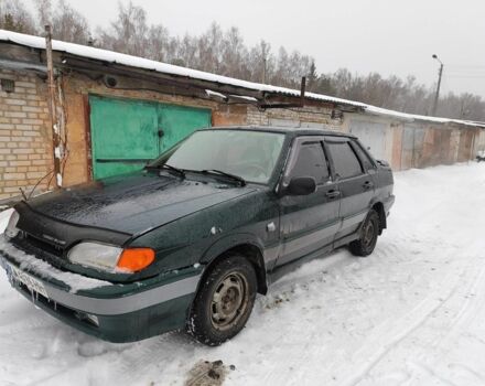 Зеленый ВАЗ 2115 Самара, объемом двигателя 1.5 л и пробегом 229 тыс. км за 1800 $, фото 1 на Automoto.ua