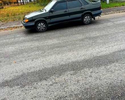 Зеленый ВАЗ 2115 Самара, объемом двигателя 1.5 л и пробегом 197 тыс. км за 2400 $, фото 1 на Automoto.ua