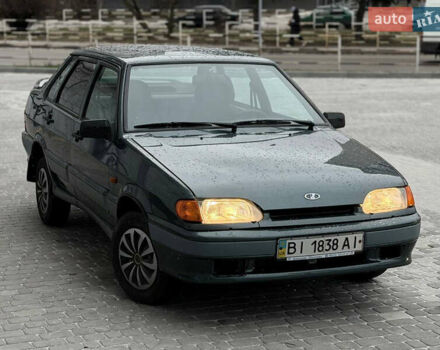 Зеленый ВАЗ 2115 Самара, объемом двигателя 1.5 л и пробегом 72 тыс. км за 2400 $, фото 1 на Automoto.ua