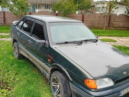 Зеленый ВАЗ 2115 Самара, объемом двигателя 1.5 л и пробегом 200 тыс. км за 1200 $, фото 1 на Automoto.ua