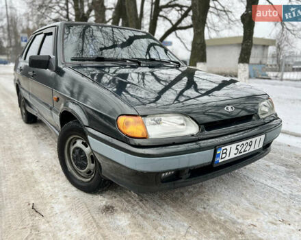 Зеленый ВАЗ 2115 Самара, объемом двигателя 1.5 л и пробегом 220 тыс. км за 2200 $, фото 1 на Automoto.ua