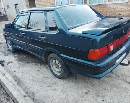 Зеленый ВАЗ 2115 Самара, объемом двигателя 1.5 л и пробегом 2 тыс. км за 1500 $, фото 1 на Automoto.ua