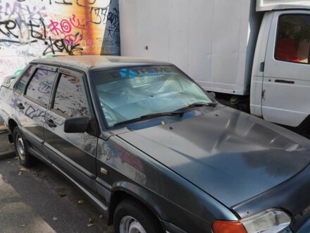 Зеленый ВАЗ 2115 Самара, объемом двигателя 1.5 л и пробегом 175 тыс. км за 1500 $, фото 1 на Automoto.ua