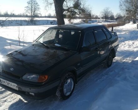 Зеленый ВАЗ 2115 Самара, объемом двигателя 1.5 л и пробегом 230 тыс. км за 1950 $, фото 1 на Automoto.ua