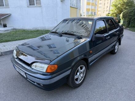 Зеленый ВАЗ 2115 Самара, объемом двигателя 1.6 л и пробегом 160 тыс. км за 1750 $, фото 1 на Automoto.ua