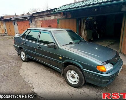 Зеленый ВАЗ 2115 Самара, объемом двигателя 1.6 л и пробегом 260 тыс. км за 2100 $, фото 1 на Automoto.ua