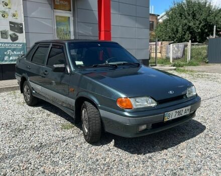 Зелений ВАЗ 2115 Самара, об'ємом двигуна 1.6 л та пробігом 154 тис. км за 2500 $, фото 1 на Automoto.ua