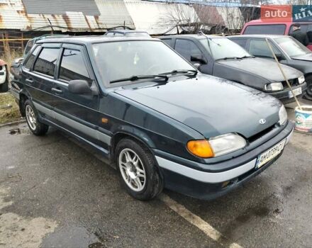 Зелений ВАЗ 2115 Самара, об'ємом двигуна 1.6 л та пробігом 170 тис. км за 2000 $, фото 1 на Automoto.ua