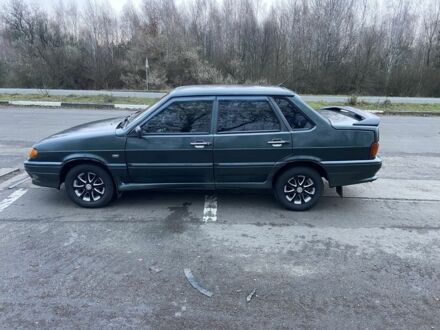 Зеленый ВАЗ 2115 Самара, объемом двигателя 1.6 л и пробегом 230 тыс. км за 2000 $, фото 1 на Automoto.ua