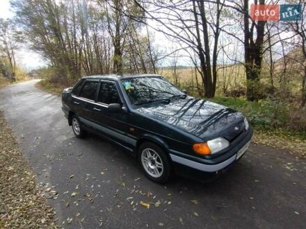 Зеленый ВАЗ 2115 Самара, объемом двигателя 1.6 л и пробегом 225 тыс. км за 1650 $, фото 1 на Automoto.ua