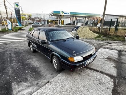 Зеленый ВАЗ 2115 Самара, объемом двигателя 1.6 л и пробегом 60 тыс. км за 713 $, фото 1 на Automoto.ua