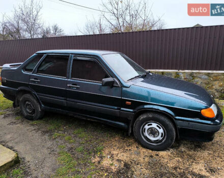 Зеленый ВАЗ 2115 Самара, объемом двигателя 1.6 л и пробегом 168 тыс. км за 1350 $, фото 1 на Automoto.ua