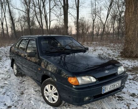 Зеленый ВАЗ 2115 Самара, объемом двигателя 1.6 л и пробегом 250 тыс. км за 2250 $, фото 1 на Automoto.ua