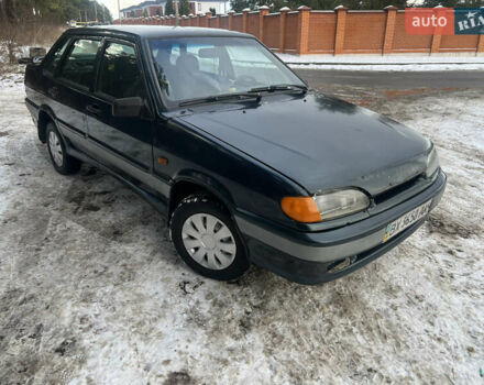 Зеленый ВАЗ 2115 Самара, объемом двигателя 1.6 л и пробегом 230 тыс. км за 1150 $, фото 1 на Automoto.ua