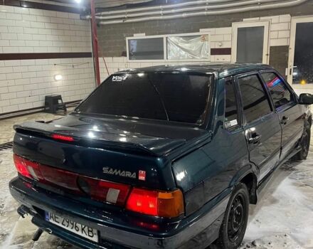 Зеленый ВАЗ 2115 Самара, объемом двигателя 1.6 л и пробегом 1 тыс. км за 800 $, фото 1 на Automoto.ua