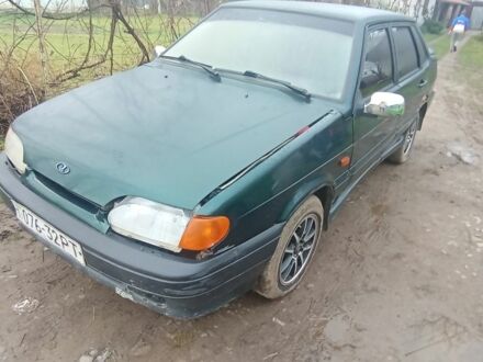 Зелений ВАЗ 2115 Самара, об'ємом двигуна 1 л та пробігом 100 тис. км за 700 $, фото 1 на Automoto.ua