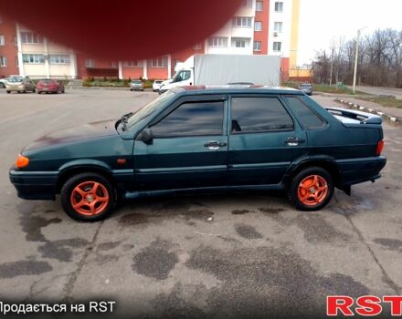 Зеленый ВАЗ 2115 Самара, объемом двигателя 1.6 л и пробегом 230 тыс. км за 1200 $, фото 1 на Automoto.ua