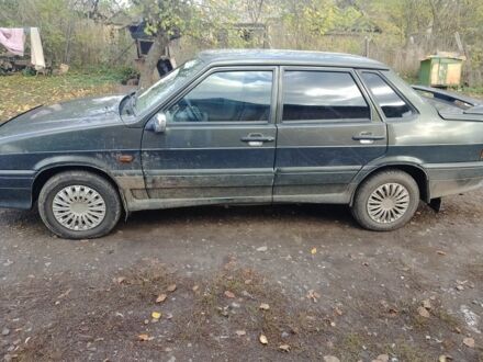 Зеленый ВАЗ 2115 Самара, объемом двигателя 1.6 л и пробегом 122 тыс. км за 2036 $, фото 1 на Automoto.ua