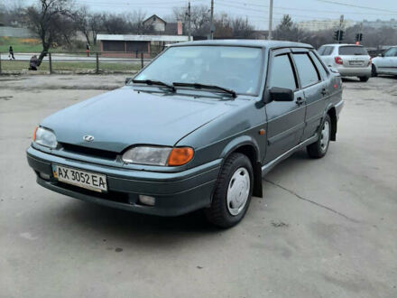 Зеленый ВАЗ 2115 Самара, объемом двигателя 1.6 л и пробегом 250 тыс. км за 2400 $, фото 1 на Automoto.ua
