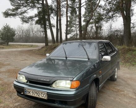 Зеленый ВАЗ 2115 Самара, объемом двигателя 1.6 л и пробегом 200 тыс. км за 1450 $, фото 1 на Automoto.ua