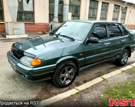 Зеленый ВАЗ 2115 Самара, объемом двигателя 1.6 л и пробегом 68 тыс. км за 3500 $, фото 1 на Automoto.ua