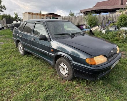 Зелений ВАЗ 2115 Самара, об'ємом двигуна 1.6 л та пробігом 215 тис. км за 2000 $, фото 1 на Automoto.ua