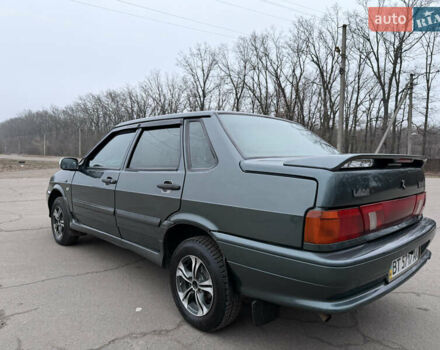 Зеленый ВАЗ 2115 Самара, объемом двигателя 1.6 л и пробегом 124 тыс. км за 2600 $, фото 1 на Automoto.ua