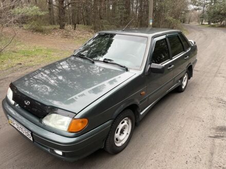 Зеленый ВАЗ 2115 Самара, объемом двигателя 1.6 л и пробегом 160 тыс. км за 2400 $, фото 1 на Automoto.ua