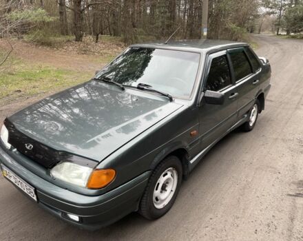 Зелений ВАЗ 2115 Самара, об'ємом двигуна 1.6 л та пробігом 160 тис. км за 2400 $, фото 1 на Automoto.ua