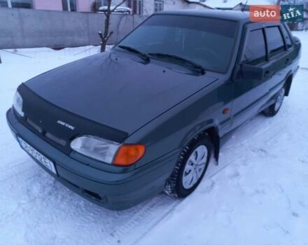 Зелений ВАЗ 2115 Самара, об'ємом двигуна 1.6 л та пробігом 210 тис. км за 2100 $, фото 1 на Automoto.ua