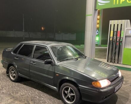 Зеленый ВАЗ 2115 Самара, объемом двигателя 1.6 л и пробегом 267 тыс. км за 899 $, фото 1 на Automoto.ua