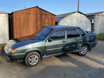 Зеленый ВАЗ 2115 Самара, объемом двигателя 1.6 л и пробегом 76 тыс. км за 3600 $, фото 1 на Automoto.ua