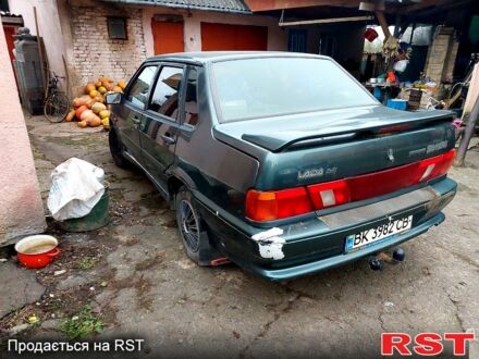 Зеленый ВАЗ 2115 Самара, объемом двигателя 1.6 л и пробегом 130 тыс. км за 2800 $, фото 1 на Automoto.ua