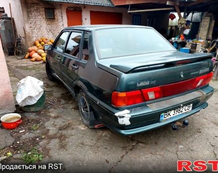 Зеленый ВАЗ 2115 Самара, объемом двигателя 1.6 л и пробегом 130 тыс. км за 2800 $, фото 1 на Automoto.ua